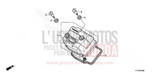 COUVERCLE DE CULASSE CBR125RSC de 2012